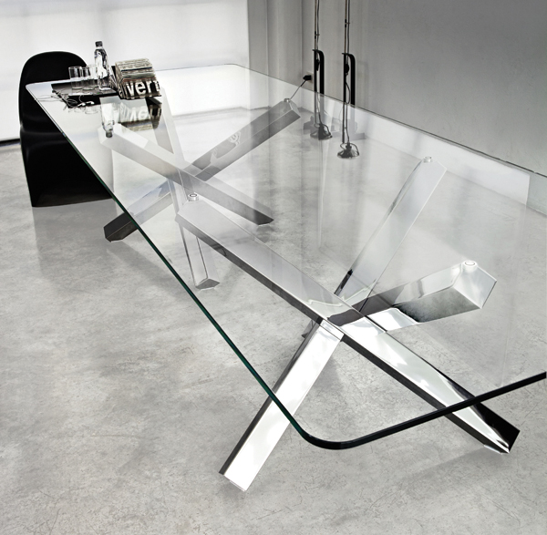 Aikido Two Bases dining table from Sovet