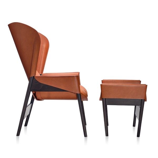 Heta Pouf lounge chair from Frag, designed by Philippe Bestenheider