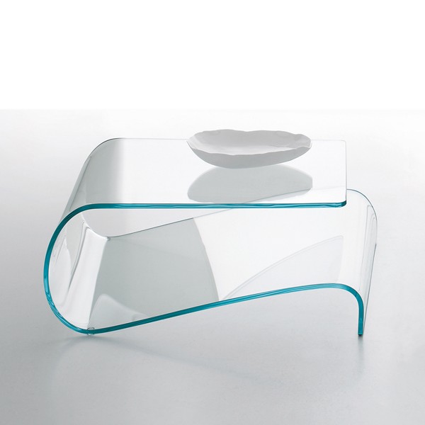 Tonin Casa Velo 8166 Glass Coffee Table Living Room Furniture