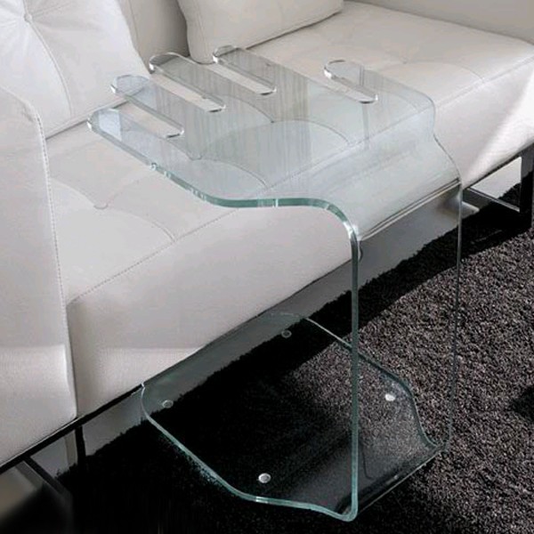 Steelline President | Glass End Table | Living Room Furniture - Ultra ...