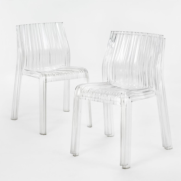 Frilly chair from Kartell, designed by Patricia Urquiola