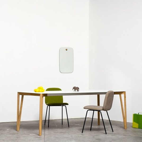 Decapo dining table from Miniforms, designed by Francesco Beghetto