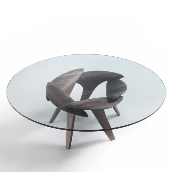 Porada Wings Wooden Coffee Table Living Room Furniture Ultra Modern