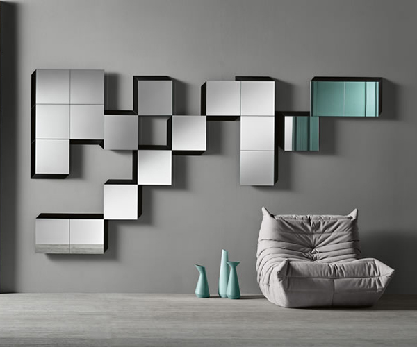 Guidoriccio mirror from Tonelli, designed by Andrea Tempestini