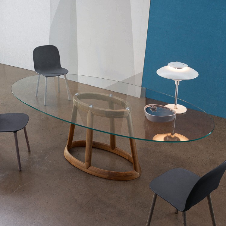 Bonaldo Greeny Oval | Wooden Dining Table | Contemporary Dining Room