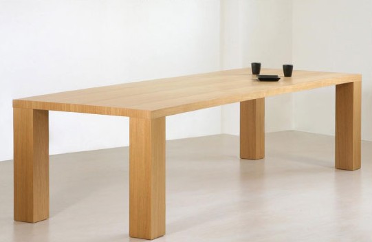 Plank dining table from Viva Modern