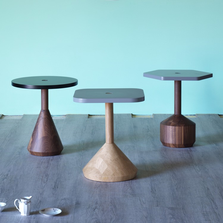 Pezzo end table from Miniforms, designed by Stephanie Jasny