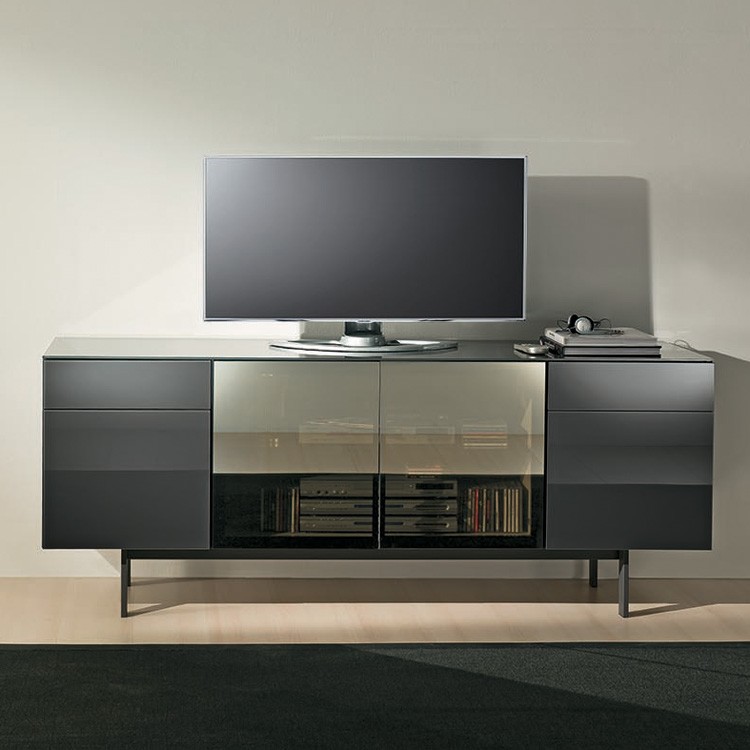 Bontempi Aly Hifi Wooden Tv Unit Cabinet Contemporary Living