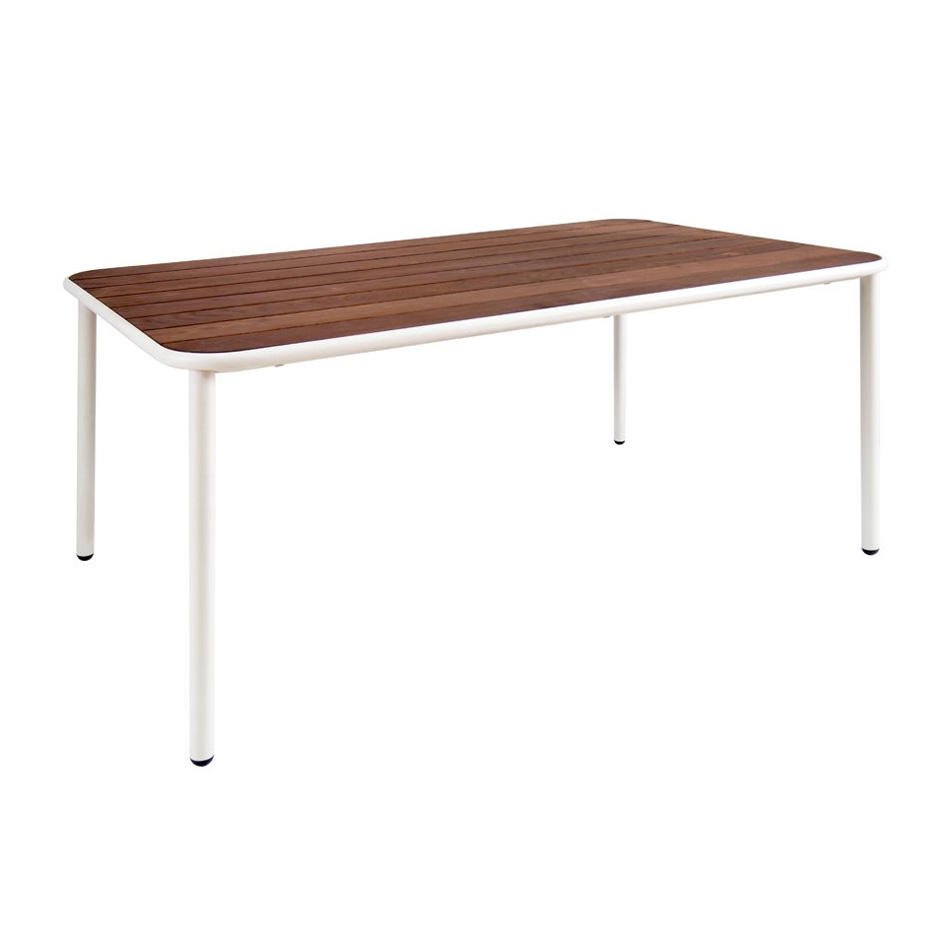 Emu Yard Dining Table (Wood Top) | Wooden | Outdoor-Patio Furniture ...