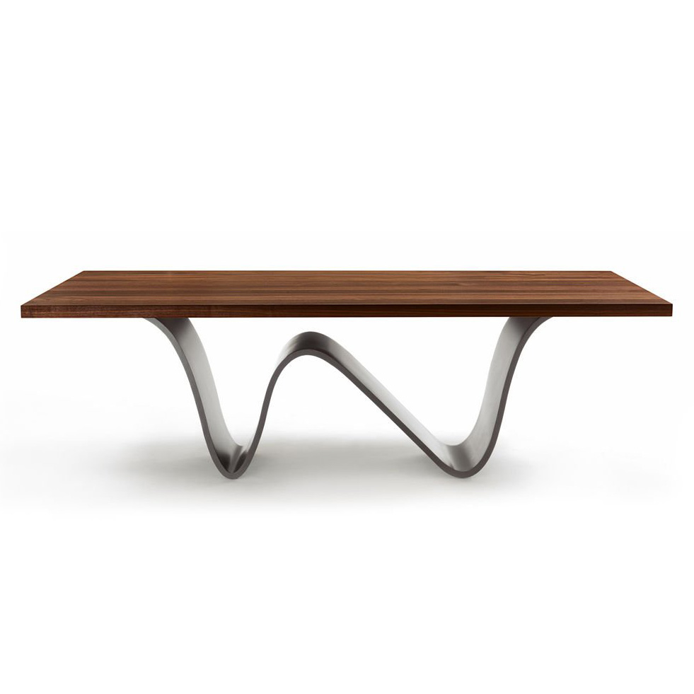 Bree E Onda dining table from Riva 1920, designed by Passon & Savorgnani