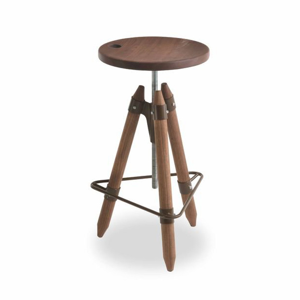 Ello stool from Riva 1920, designed by Franco & Matteo Origoni