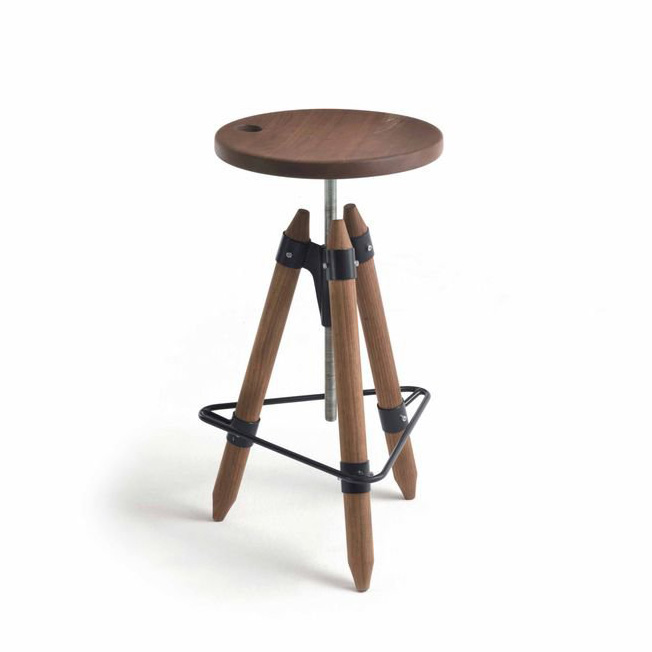 Ello stool from Riva 1920, designed by Franco & Matteo Origoni