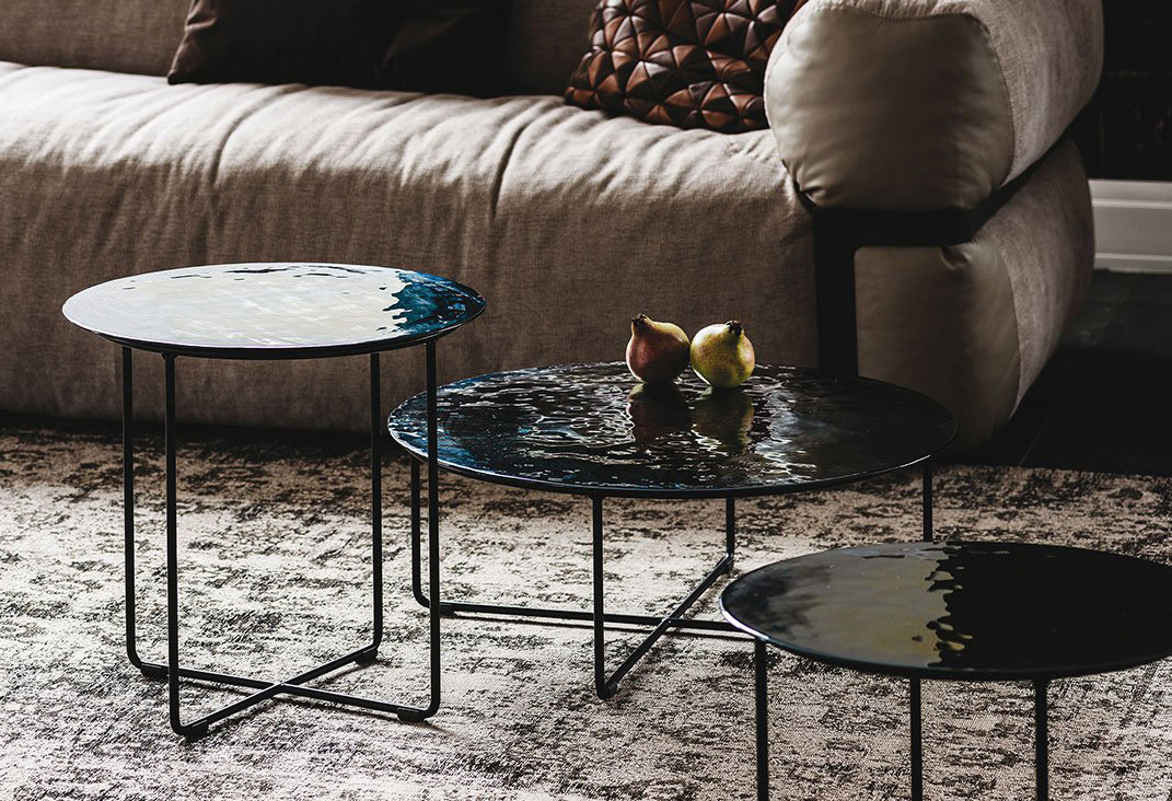 Cattelan Italia Vinyl Coffee Table | Glass | Living Room Furniture ...