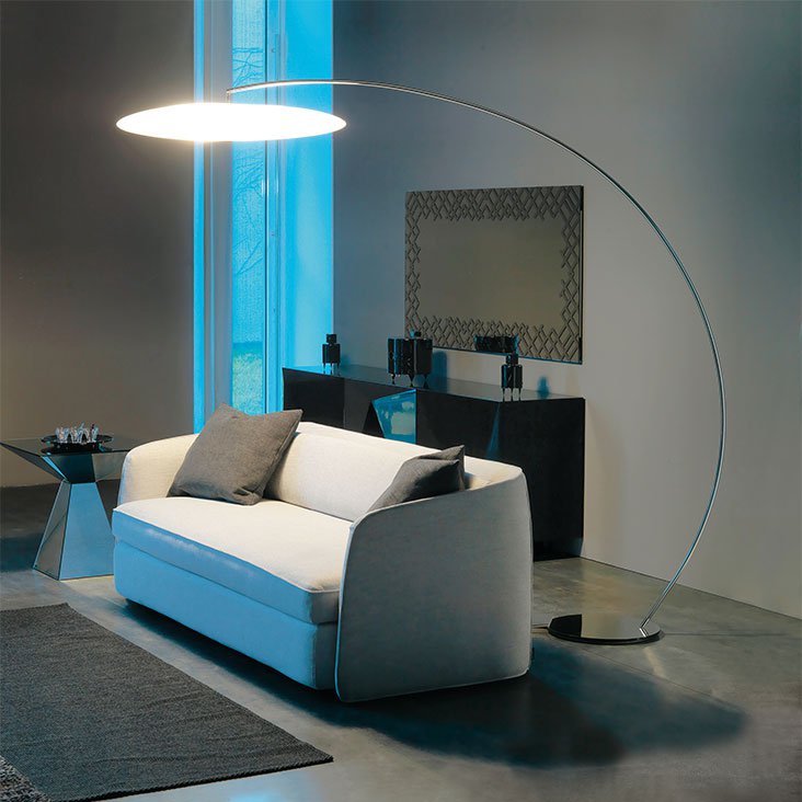 Cattelan Italia Astra Arc Floor Lamp | Metal Lighting ...