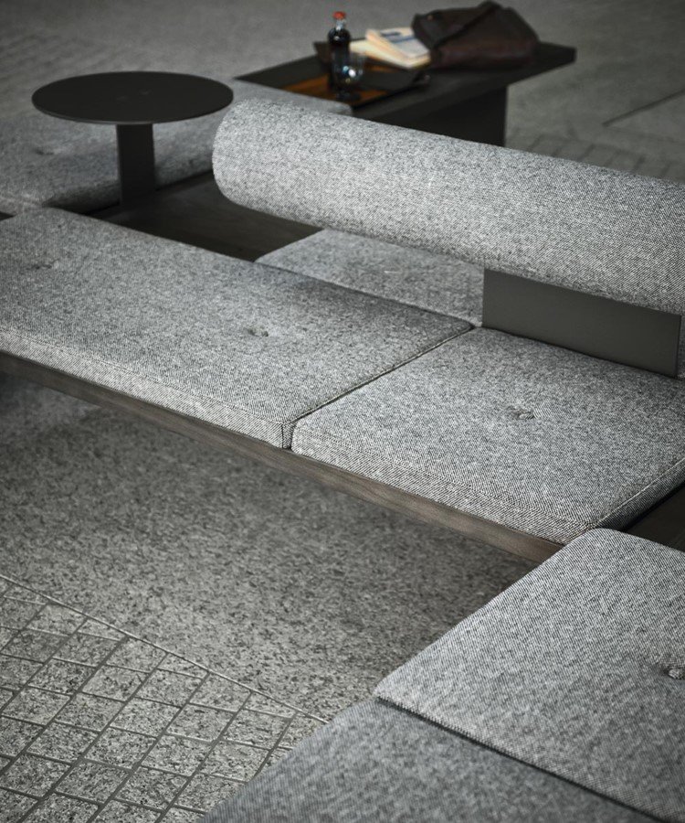Galleria Bench from Tacchini, designed by PearsonLloyd