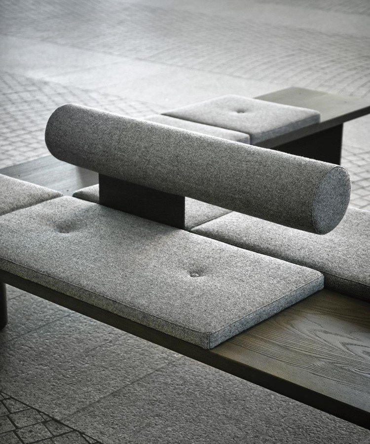 Galleria Bench from Tacchini, designed by PearsonLloyd