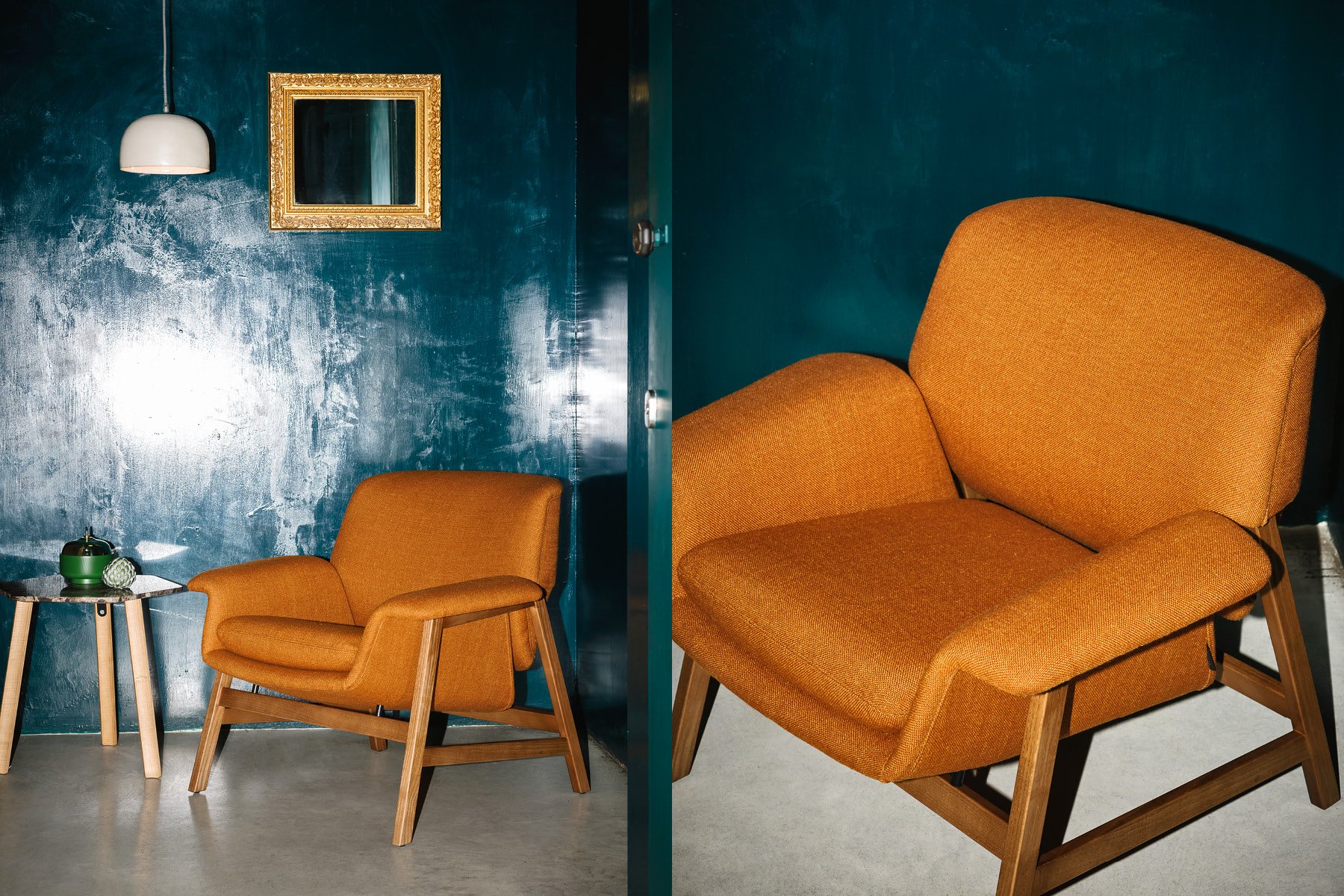 Agnese Armchair lounge from Tacchini, designed by Gianfranco Frattini