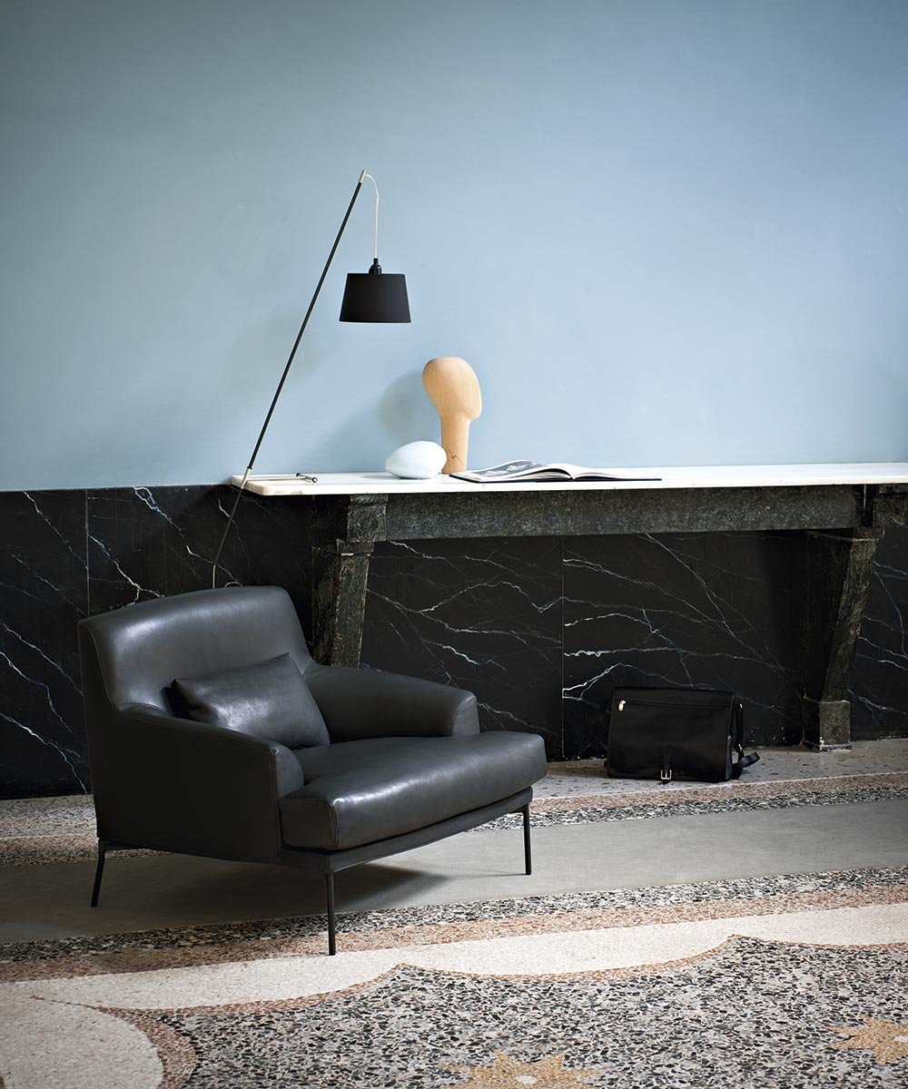 Montevideo Armchair lounge from Tacchini, designed by Claesson Koivisto Rune