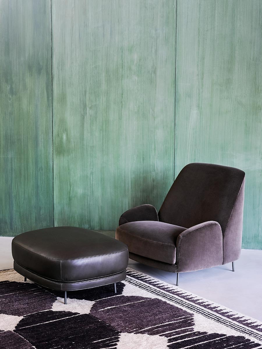 Santiago Armchair lounge from Tacchini, designed by Claesson Koivisto Rune