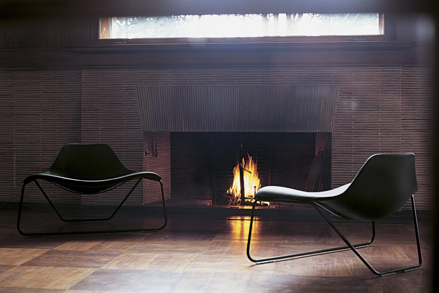 Glide Chair lounge from Tacchini, designed by Monica Förster