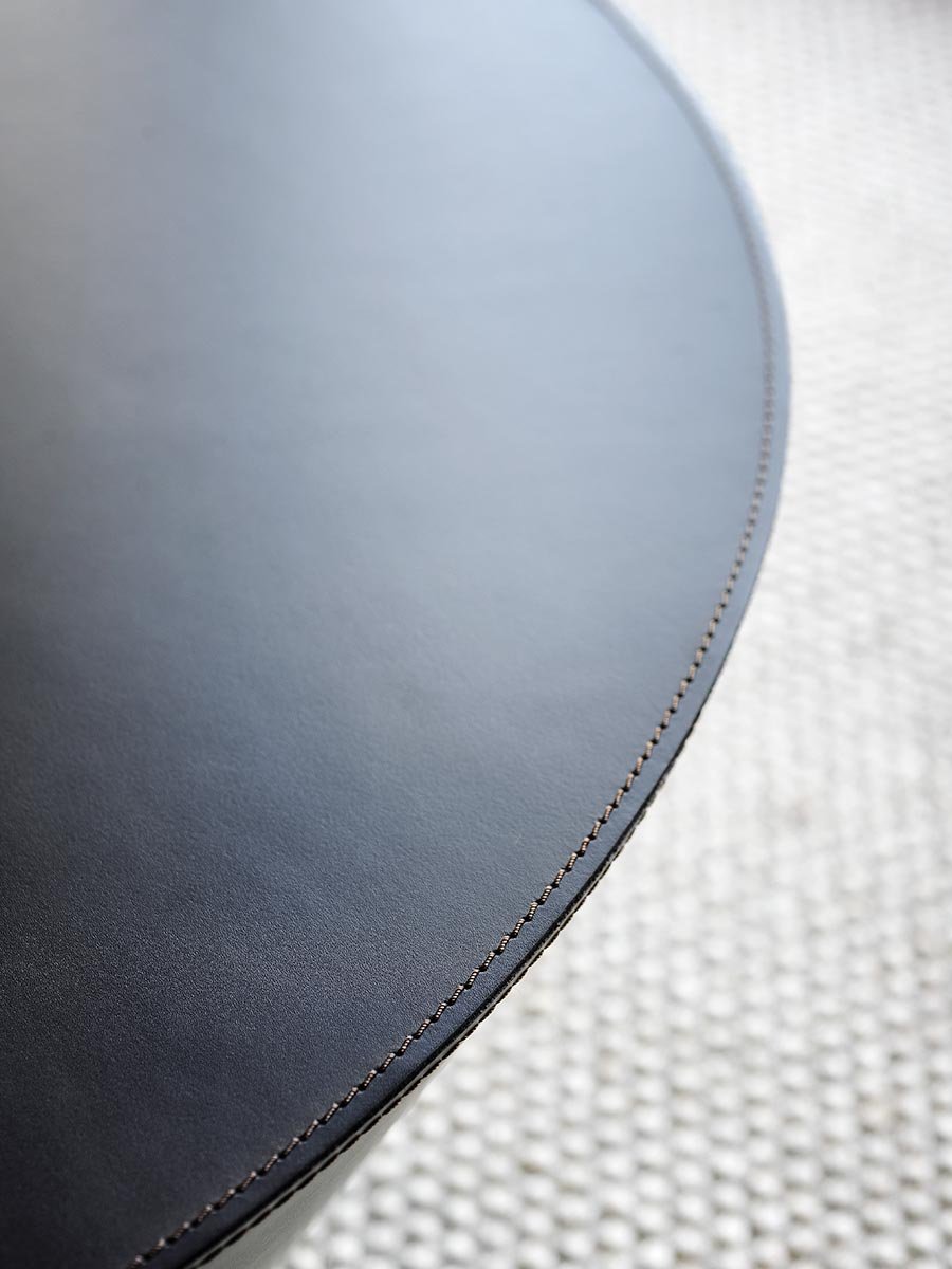 Nara Leather Coffee Table from Tacchini, designed by Lievore Altherr Molina