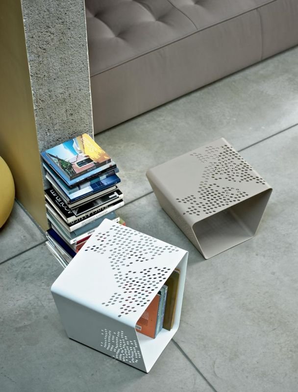 Pattern End Table ottoman from Bontempi