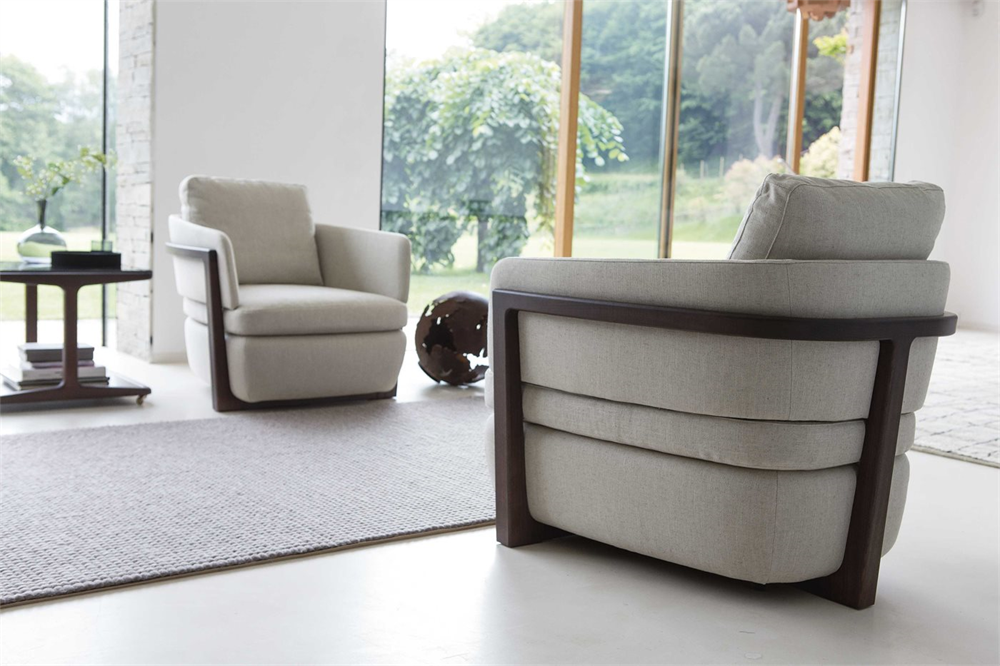 Arena Armchair lounge from Porada, designed by E. Gallina