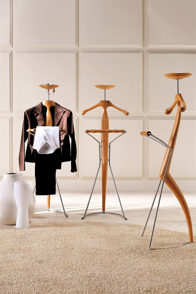 Sir Bis Clothes Stand accessory from Porada, designed by M. Marconato and T. Zappa