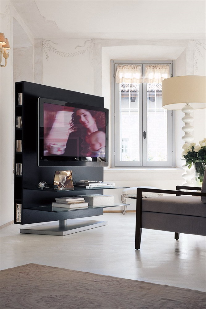 Mediacenter TV Stand unit from Porada, designed by T. Colzani