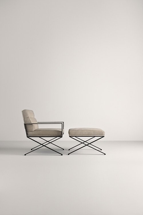 Sahrai L Lounge Chair from Frag, designed by Christophe Pillet