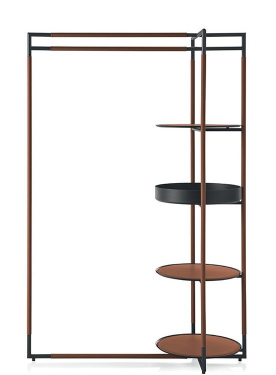 Bak Valet Stand accessory from Frag, designed by Ferruccio Laviani