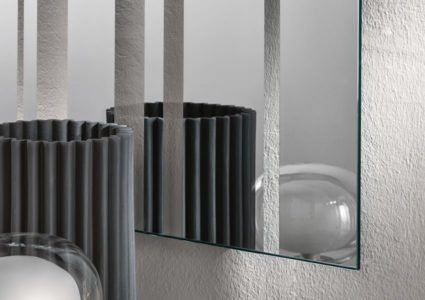 Barcode Mirror from Tonelli, designed by G. Maurizio Scutellà