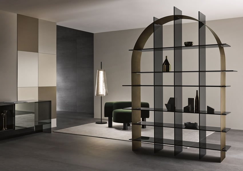 Paradigma Bookcase from Tonelli, designed by Debonademeo Studio