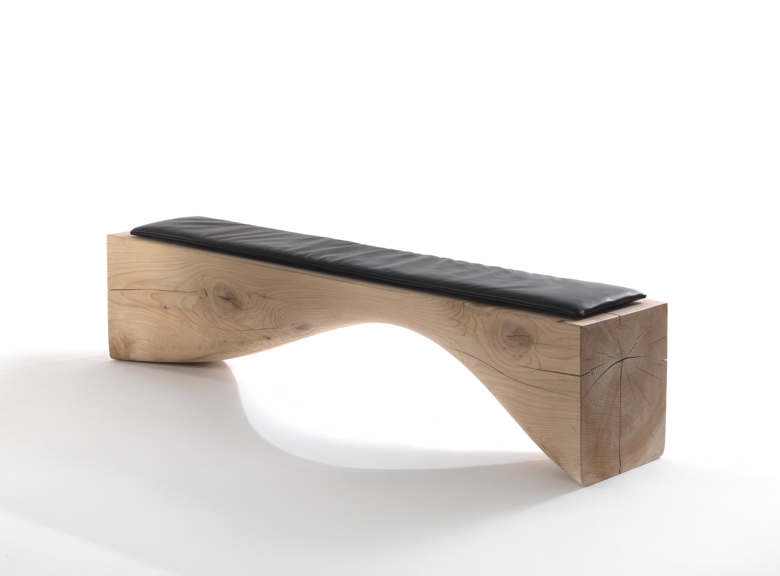 Curve Bench from Riva 1920, designed by Brodie Neill