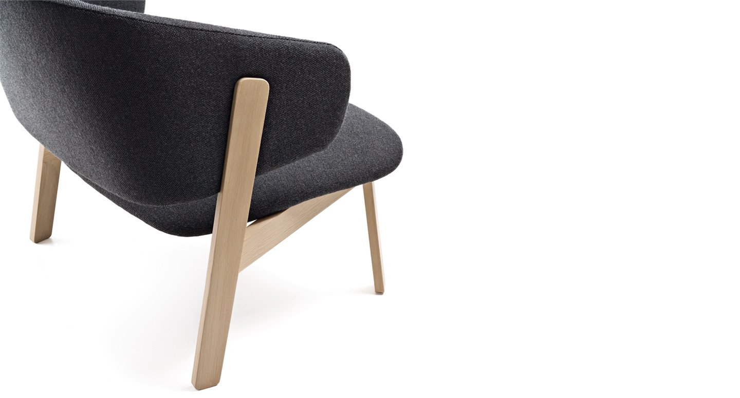 Wolfgang Lounge chair from Fornasarig, designed by Luca Nichetto