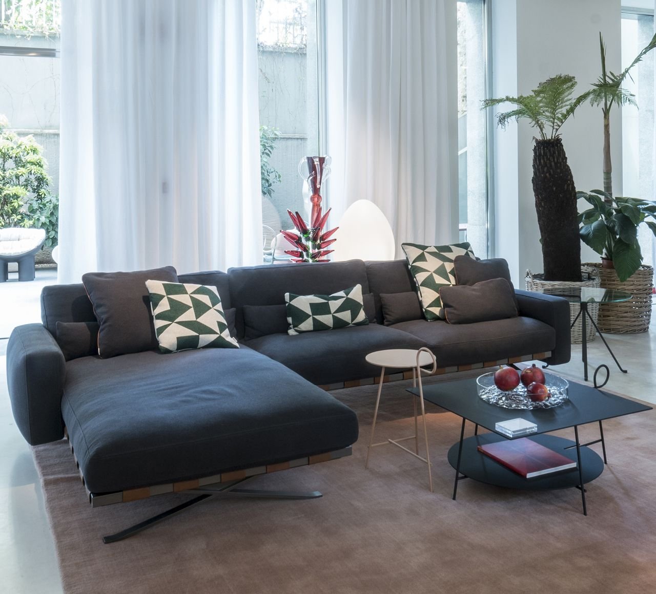 Driade Fenix Sofa  Metal  Contemporary Living Room 