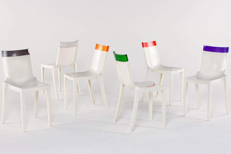 Hi Cut chair from Kartell, designed by Philippe Starck