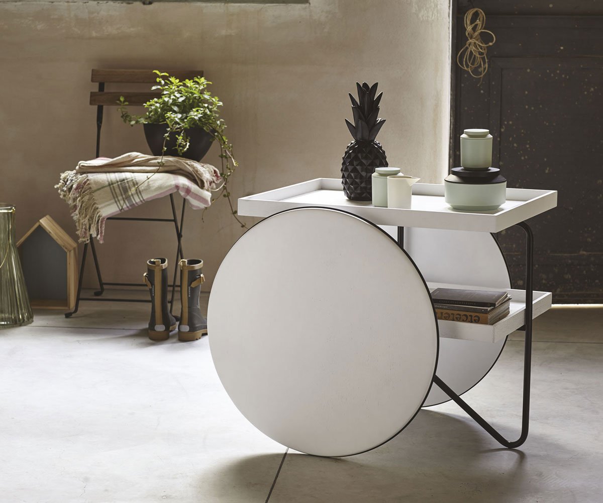 Chariot Table end from Casamania, designed by GamFratesi