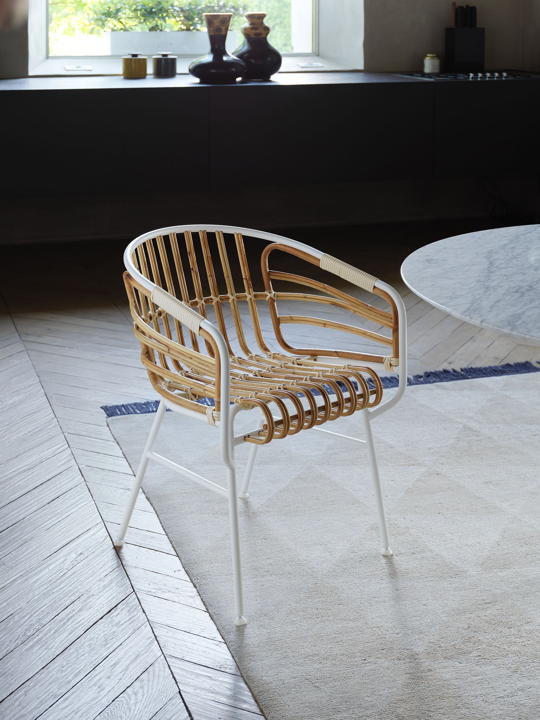 Raphia Rattan Chair from Casamania, designed by Lucidipevere