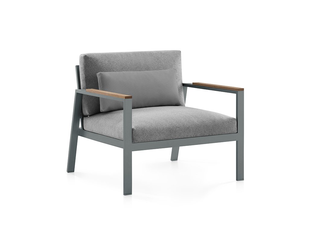 Gandia Blasco Timeless Lounge Chair | Wooden | Outdoor-Patio Furniture ...
