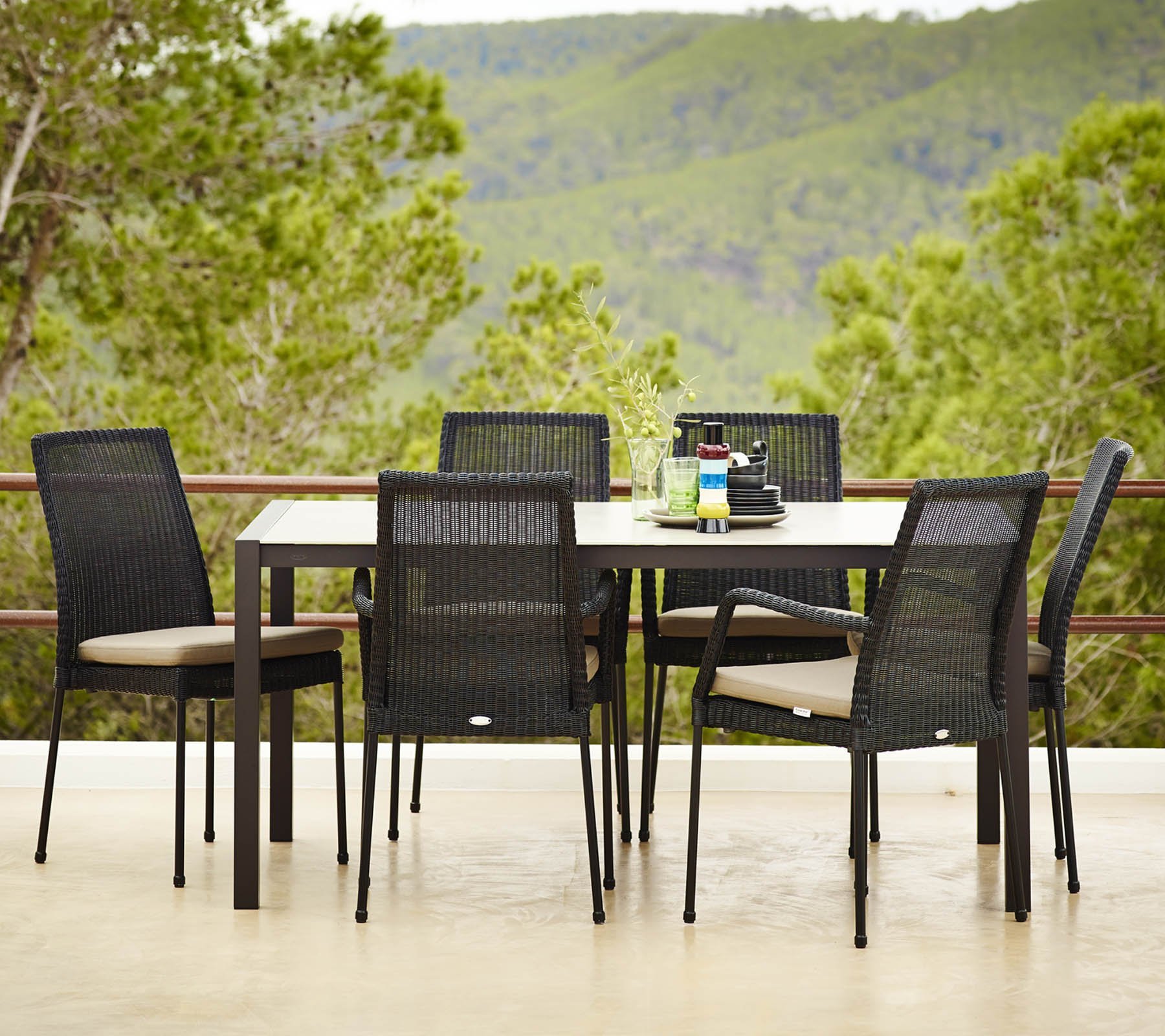 Cane-line Newport Chair | Metal | Outdoor-Patio Furniture - Ultra Modern
