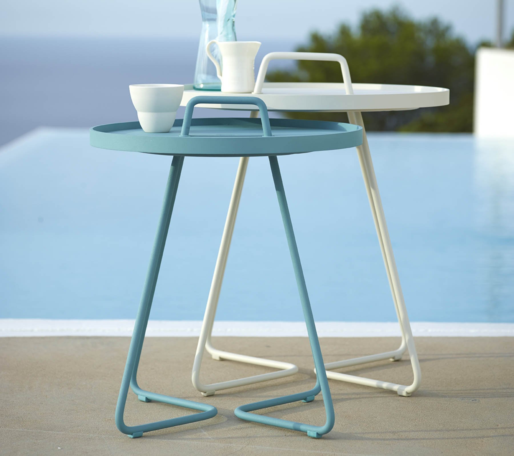On the Move Side Table end from Cane-line, designed by Strand+Hvass