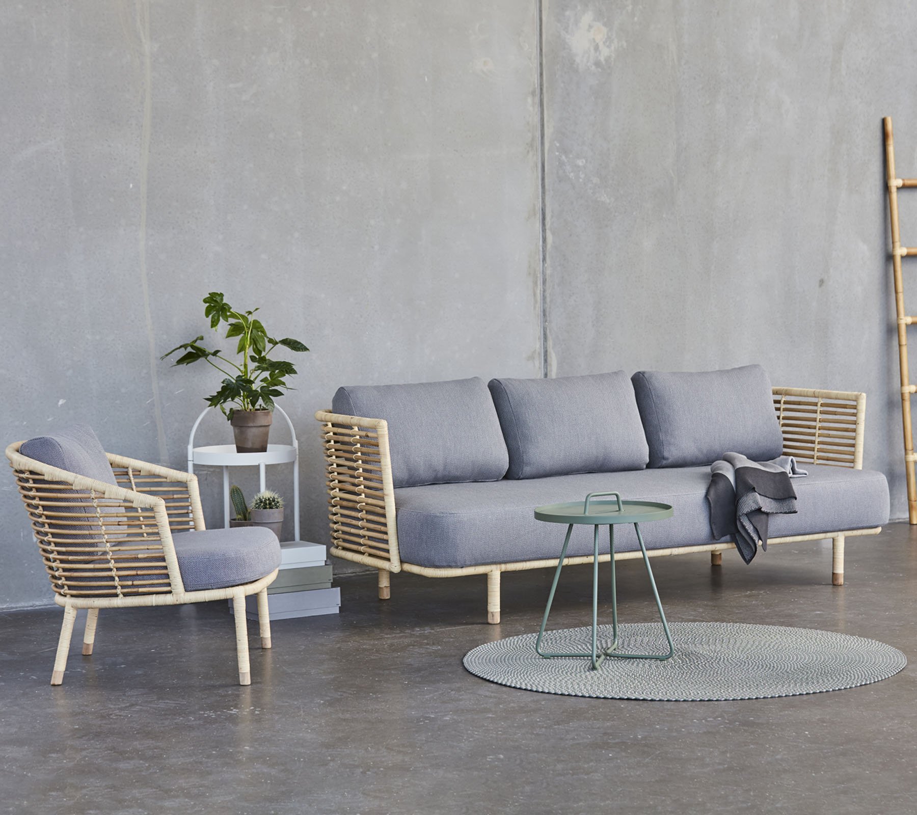 Sense Lounge Chair from Cane-line, designed by Foersom & Hiort-Lorenzen MDD