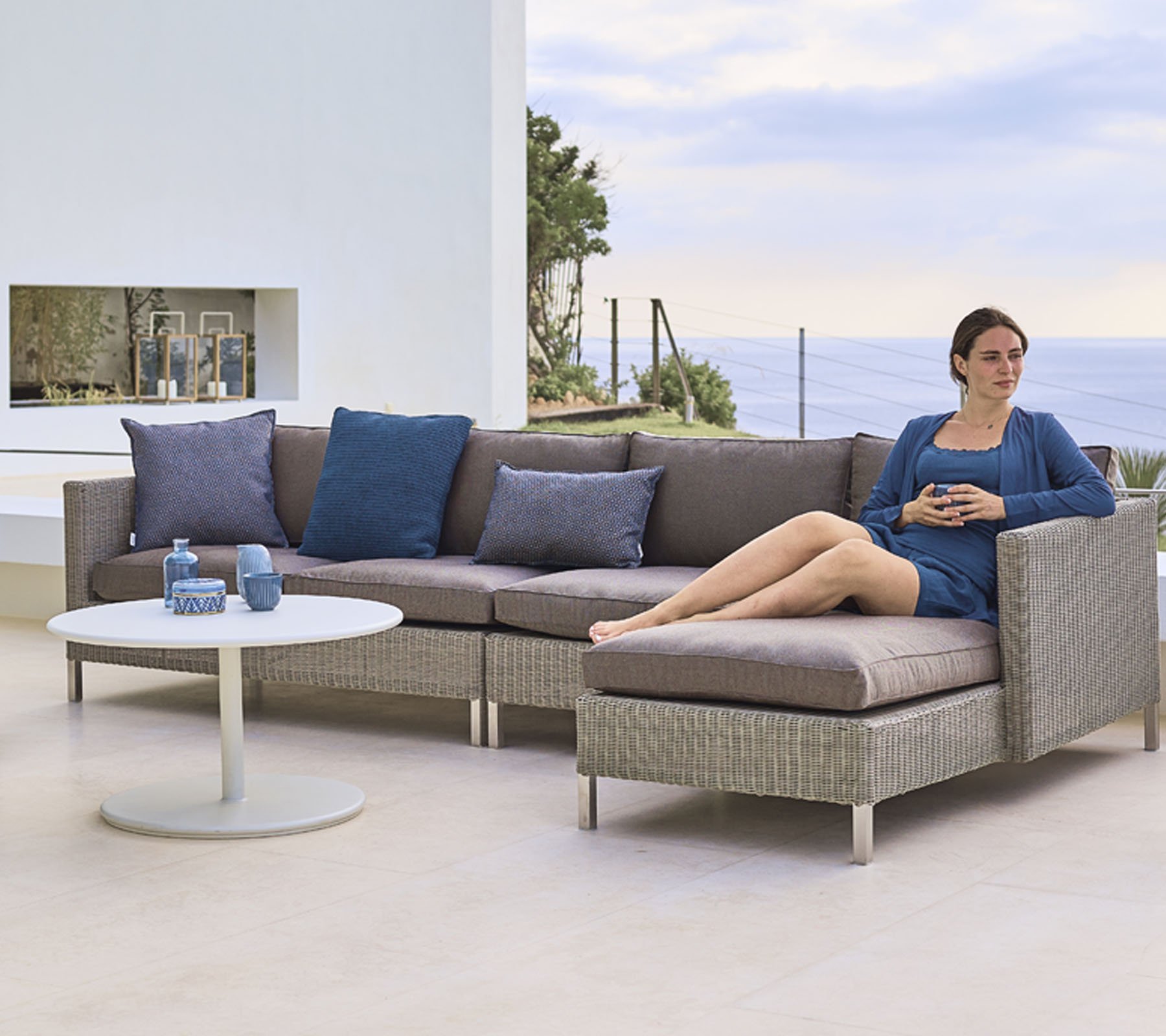 Space 2 seater sofa module - Lounge sofa - Cane-line