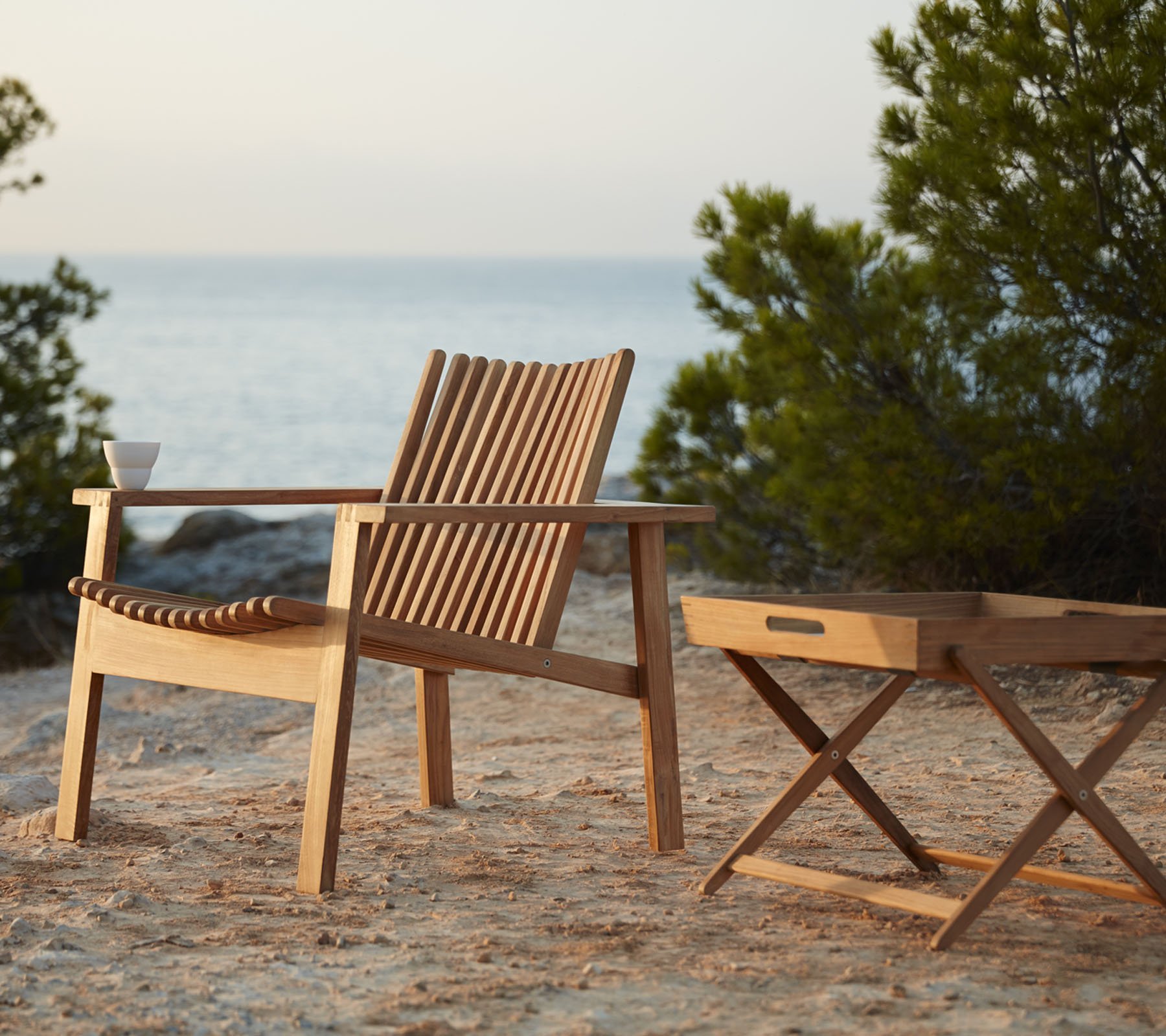 Cane-line Amaze Lounge Chair | Wooden | Outdoor-Patio Furniture - Ultra ...
