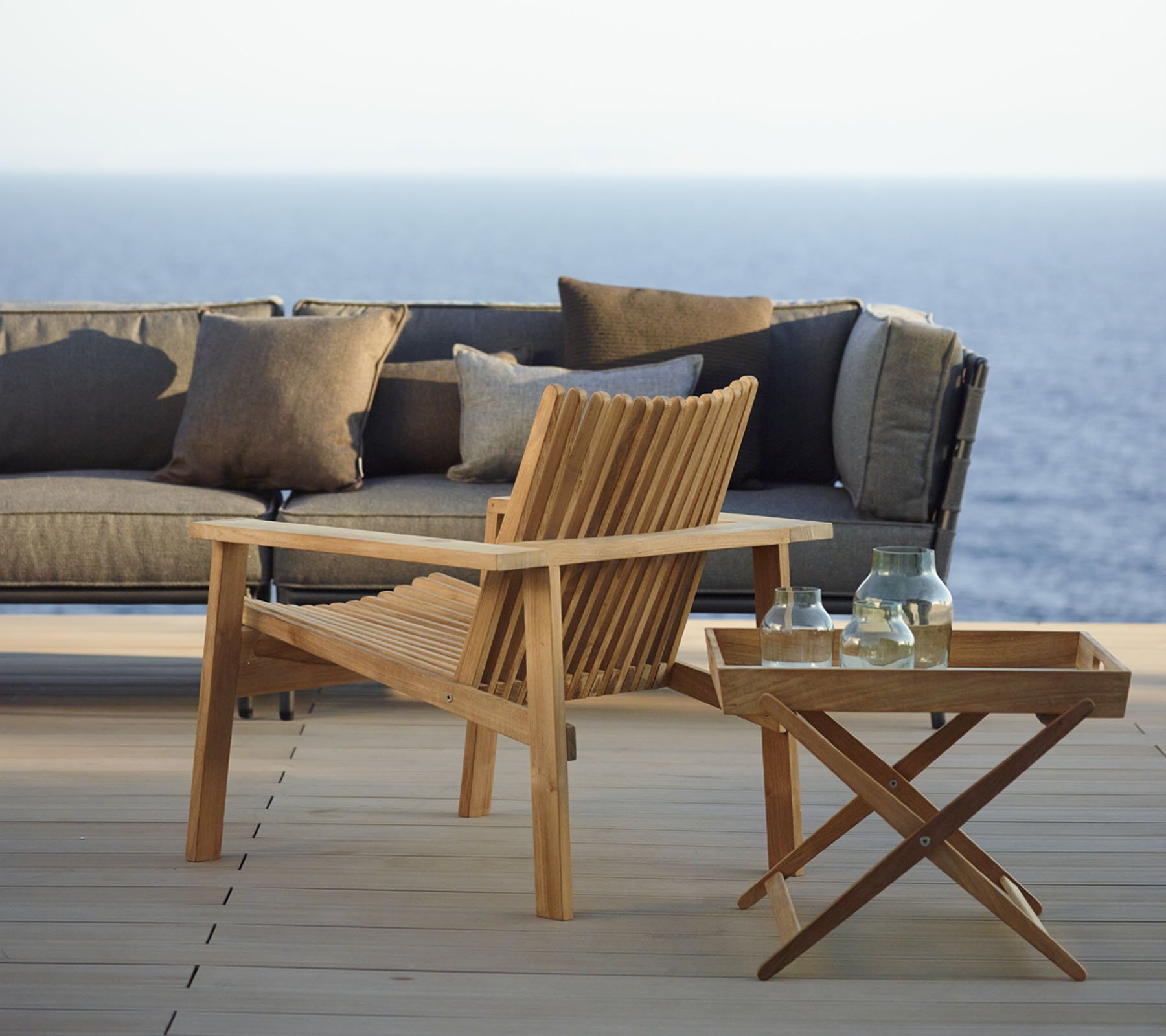 Cane-line Amaze Lounge Chair | Wooden | Outdoor-Patio Furniture - Ultra ...