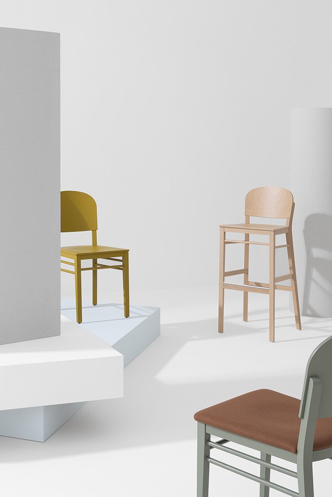 Aloe Dining Chair from Billiani, designed by Werther Toffoloni