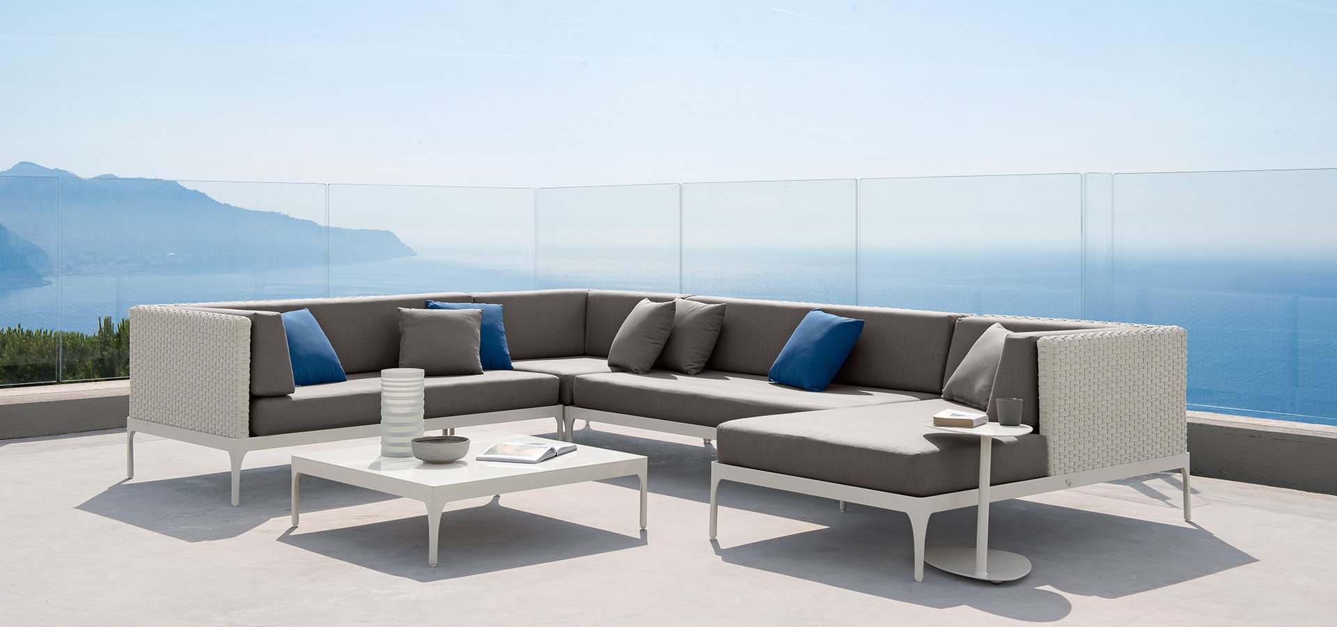 Infinity Sofa from Ethimo, designed by Ethimo Studio