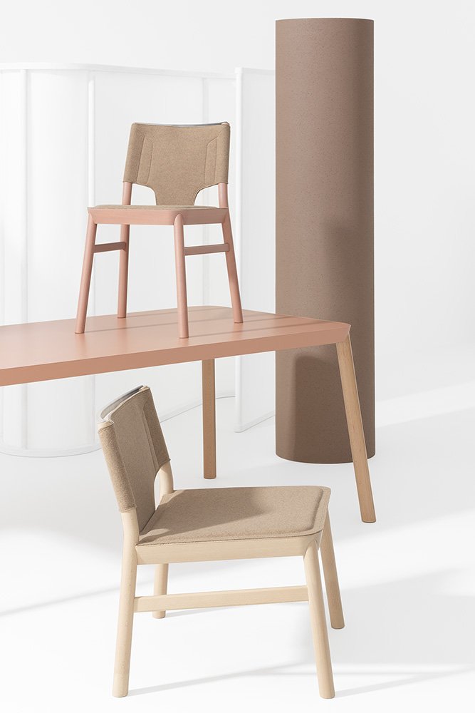 Marimba Lounge Chair from Billiani, designed by Emilio Nanni