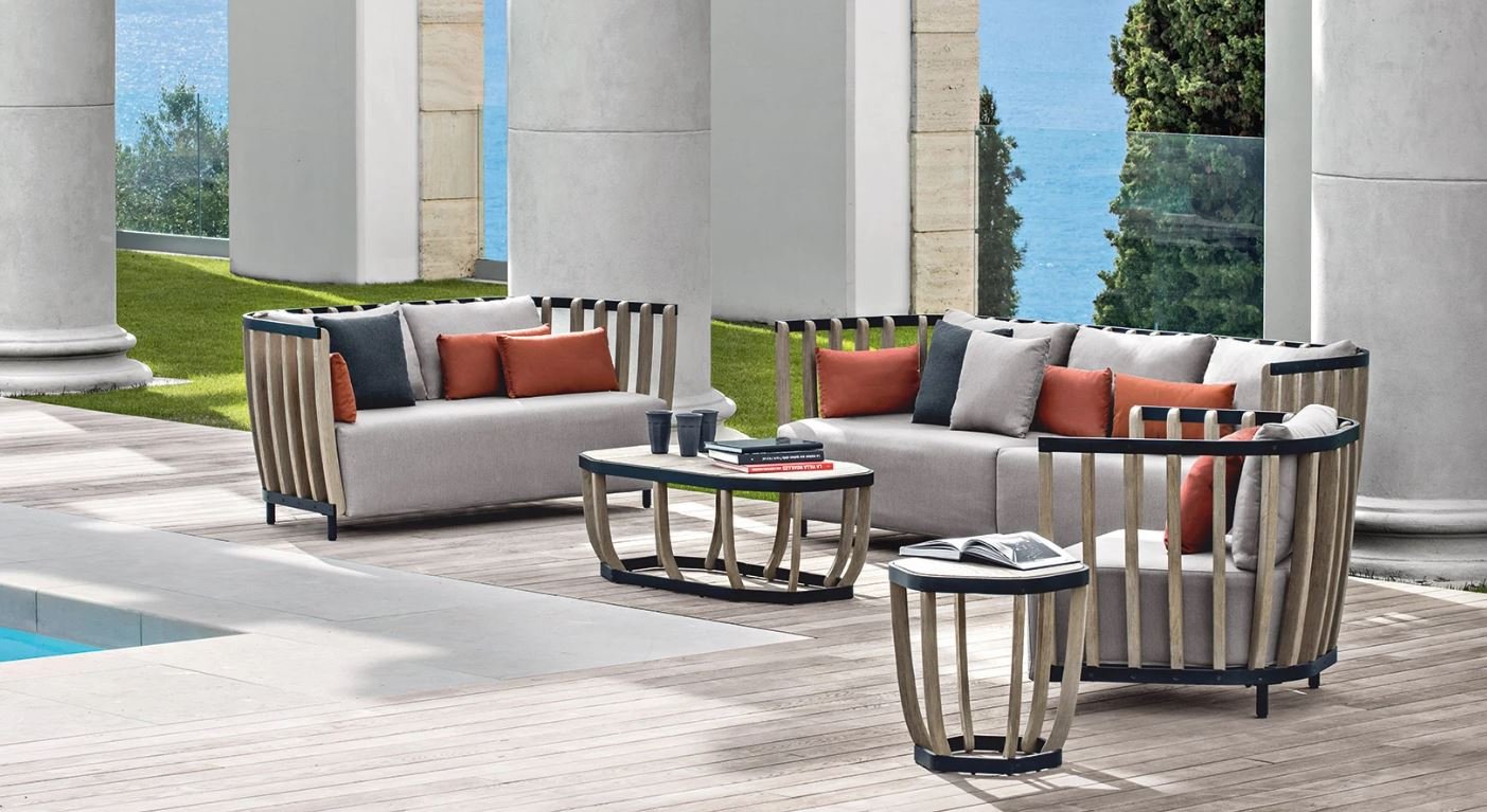 Ethimo Swing Sofa | Wooden | Outdoor-Patio Furniture - Ultra Modern